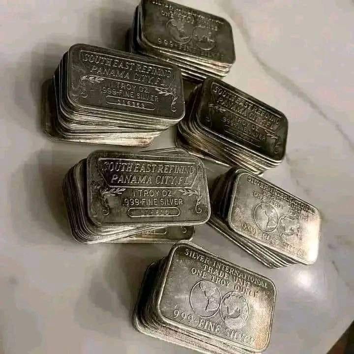 Vintage 1 oz 999 fine silver bars